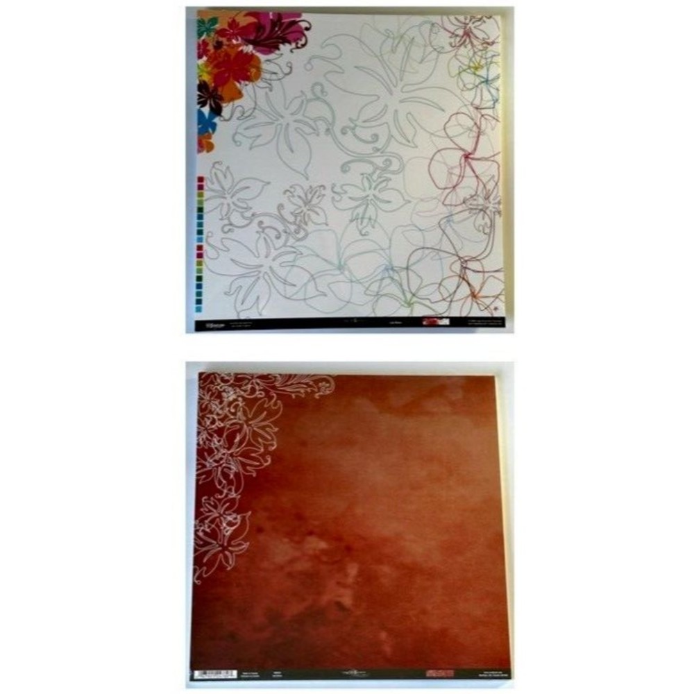 SANDYLION Rouge de Garance RMR40 "Just Relax" DS 12x12 Scrapbook Paper -…